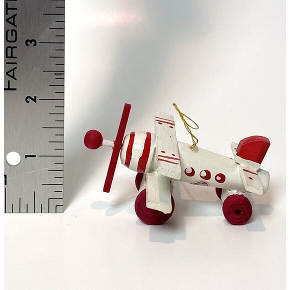 6 Vintage Wood Christmas Ornaments Painted Circus Horse Bear Nutcrackers Clown - Picture 8 of 14